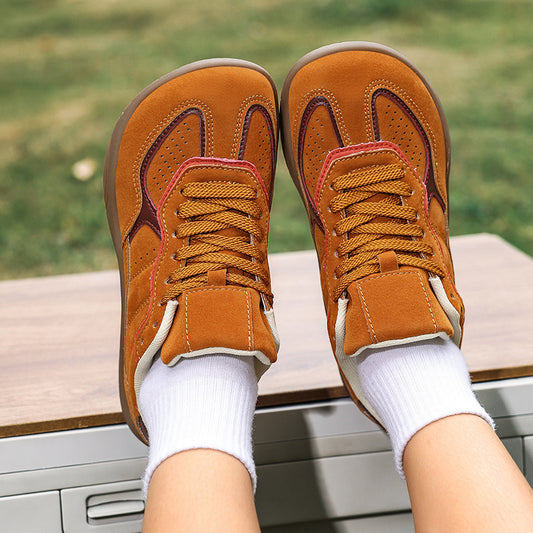 Suede Retro Sneakers – Lightweight Low Top Casual Walking Shoes