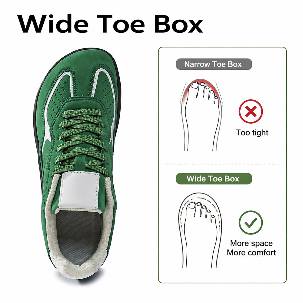 Suede Retro Sneakers – Lightweight Low Top Casual Walking Shoes
