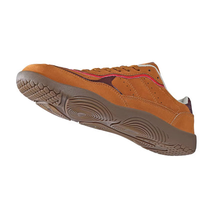 Suede Retro Sneakers – Lightweight Low Top Casual Walking Shoes